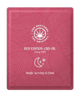 Premium CBD Brothers original red edition CBD oil packaging