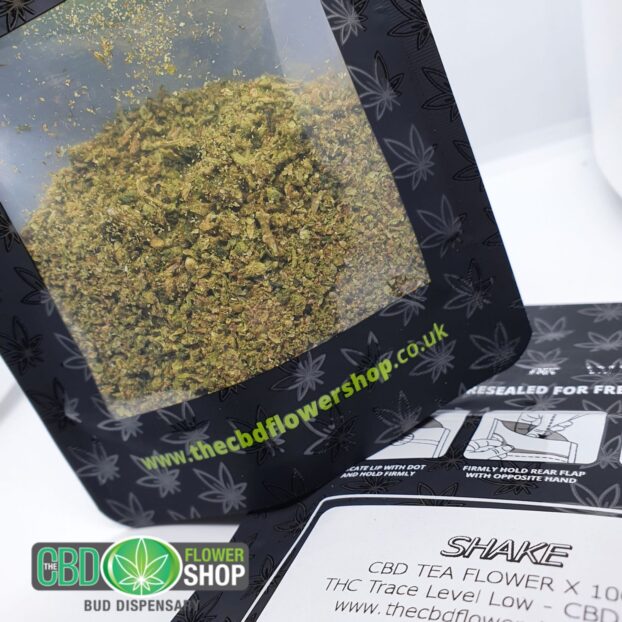 Shake CBD Hemp Flower packet