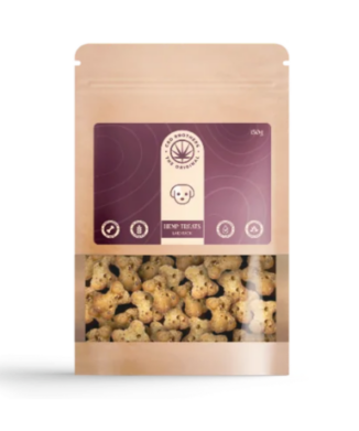CBD for pets - CBD Brothers Dog Hemp Biscuit Treats in bag