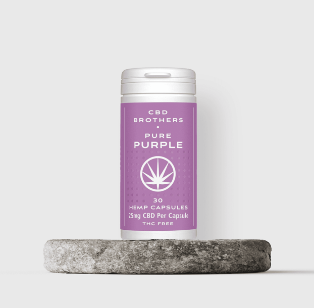 CBD Brothers Pure Purple Hemp Capsules - Hybrid