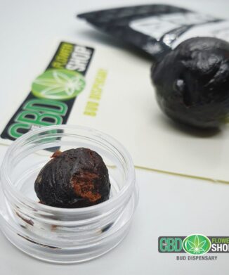 Nepalese CBD concentrate in a small pot