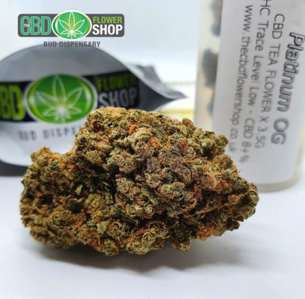 The CBD Flower Shop Platinum OG CBD Flower