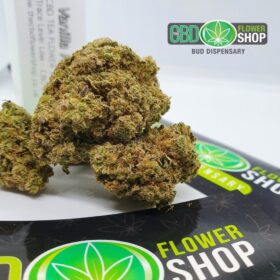 The CBD Flower Shop Vanilla Kush CBD Hemp Tea Whole Flower