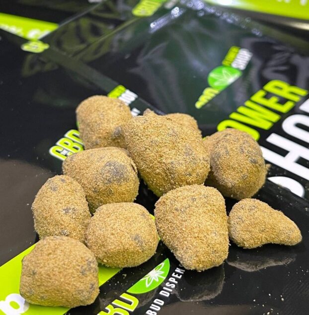 Pile of CBD Moon Rocks herbal hemp tea