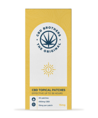 CBD Brothers CBD Topical Patches 15mg packaging box