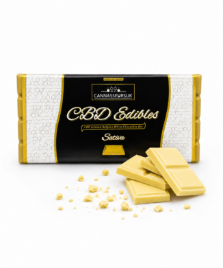 Belgian CBD White Chocolate Bar 100g - Sativa