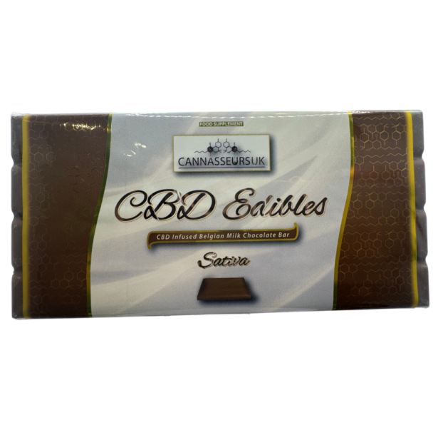 Belgian CBD Milk Chocolate Bar 100g – Sativa