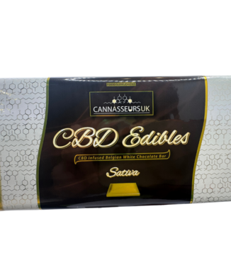 Belgian CBD White Chocolate Bar 100g – Sativa