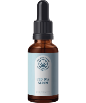CBD Day Face Serum oil dropper bottle
