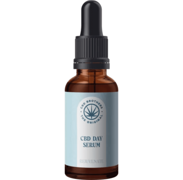 CBD Day Face Serum oil dropper bottle