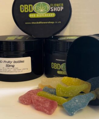 CBD GUMMIES FRUITY BOTTLES FLAVOURED 50MG CBD PER GUMMY