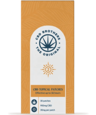 CBD Brothers CBD Topical Patches 30mg packaging box