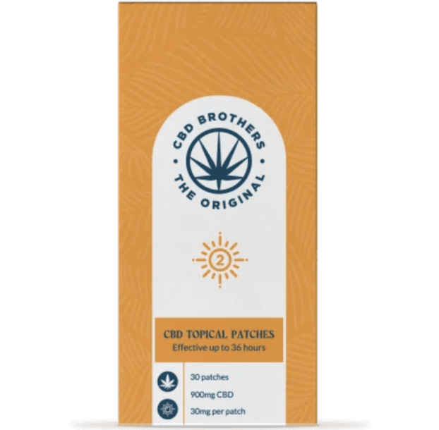 CBD Brothers CBD Topical Patches 30mg packaging box