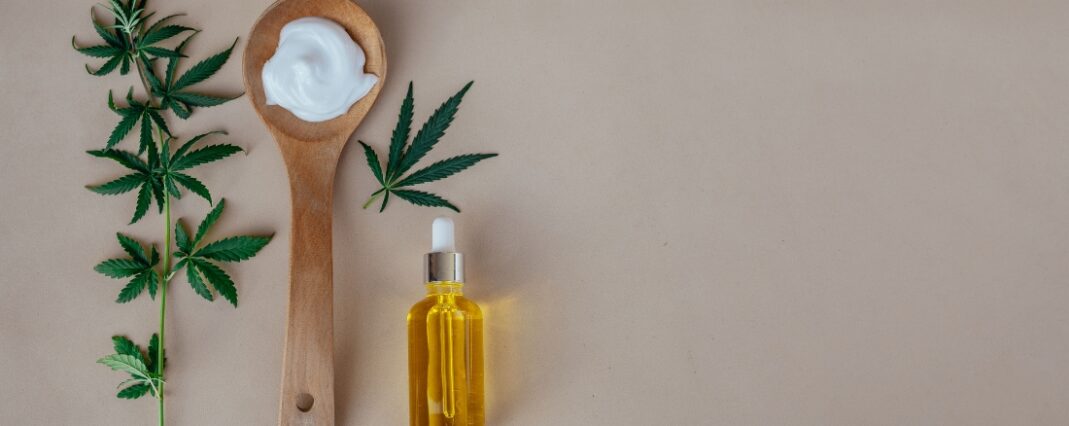 Flatlay of CBD forms