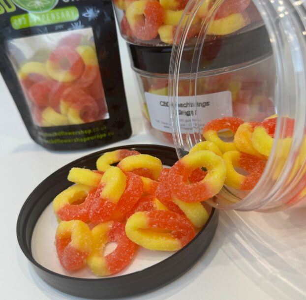 CBD Peach Rings Gummies