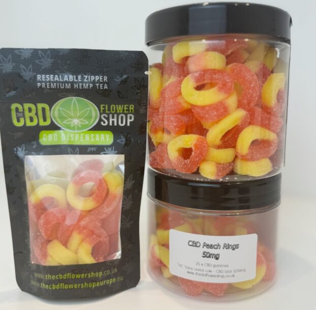 CBD Peach Rings Gummies