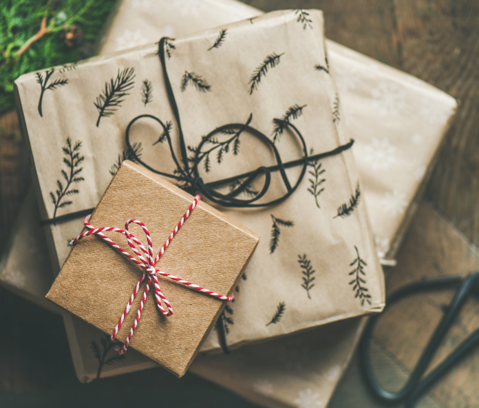 Pile of Christmas presents
