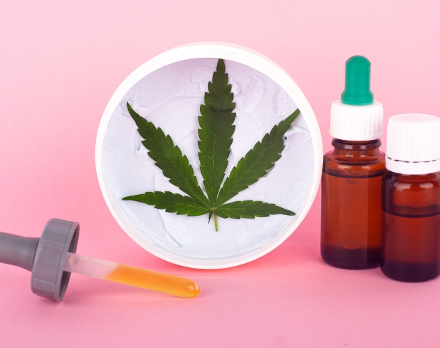 CBD skincare moisturiser and serums
