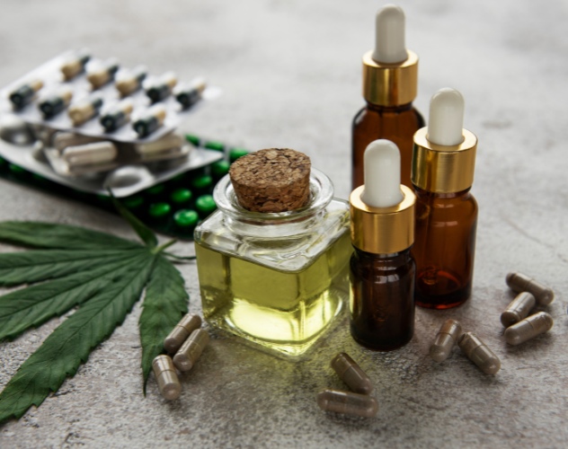 CBD oils and capsules