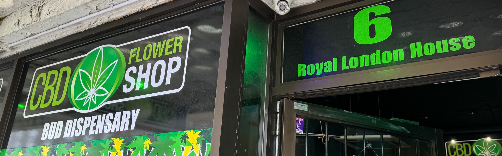 CBD Flower Shop Bournemouth shop front