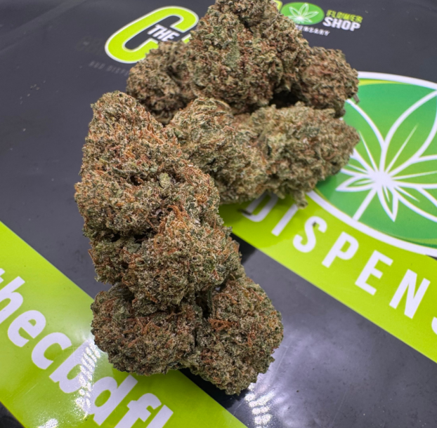 Peaches and Cream CBD Tea Flower - Image 2