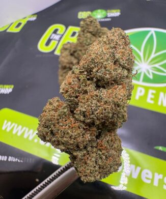 Peaches and Cream CBD flower bud