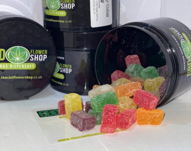 The CBD Flower Shop fruity cubes cbd gummies