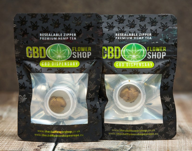 The CBD Flower Shop packaged CBD concentrate