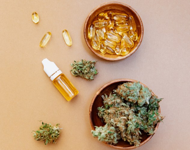 CBD flowers, oil and capsules