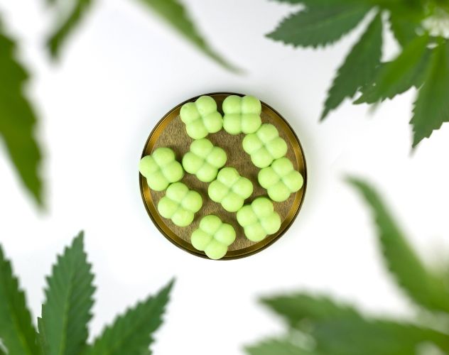 green cbd gummy sweets