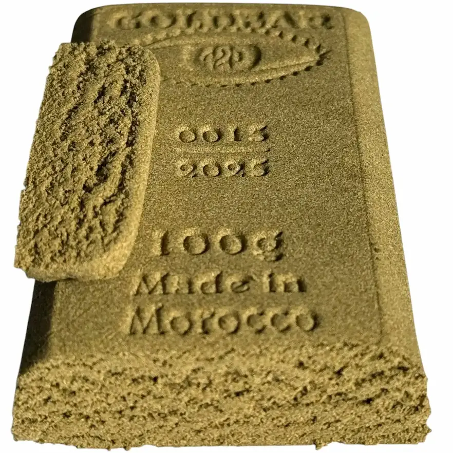 Gold Bar 420 CBD Hash – Strawberry × Cannatonic No. 0015