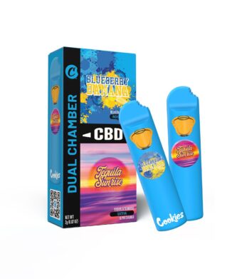 Cookies CBD Dual Chamber Vape – Blueberry Banana & Tequila Sunrise