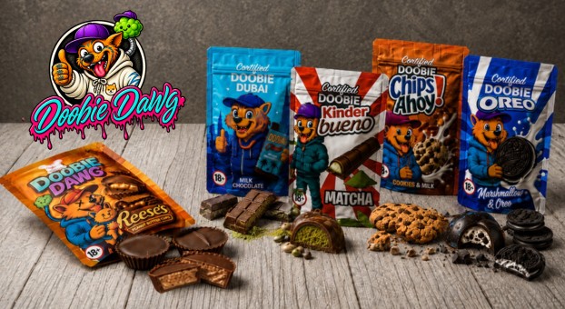 Doobie dawg CBD chocolate range